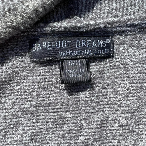 Barefoot Dreams S/M Bamboo Chic Lite Wrap Sweater Cardigan Style 436 Comfy Soft - Picture 5 of 5